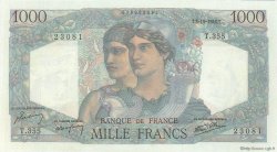 1000 Francs MINERVE ET HERCULE FRANCE  1946 F.41.17
