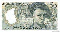 50 Francs QUENTIN DE LA TOUR FRANCE  1982 F.67.08 NEUF