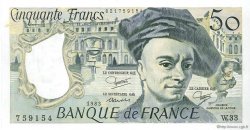 50 Francs QUENTIN DE LA TOUR FRANKREICH  1983 F.67.09 VZ+