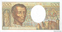 200 Francs MONTESQUIEU FRANCE  1987 F.70.07 AU
