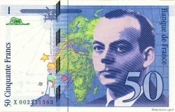 50 Francs SAINT-EXUPÉRY FRANCE  1992 F.72.01b NEUF
