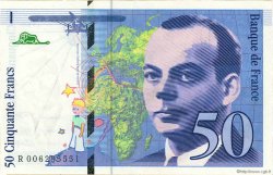 50 Francs SAINT-EXUPÉRY FRANCIA  1993 F.72.02 q.AU