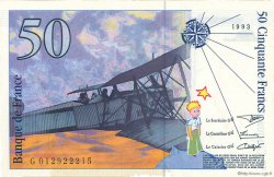 50 Francs SAINT-EXUPÉRY FRANKREICH  1993 F.72.02 VZ+