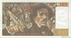 100 Francs DELACROIX modifié FRANCE  1978 F.69.01c UNC