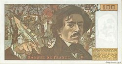 100 Francs DELACROIX modifié FRANCIA  1979 F.69.03 EBC