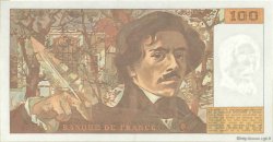 100 Francs DELACROIX imprimé en continu FRANKREICH  1993 F.69bis.05 fST