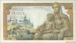 1000 Francs DÉESSE DÉMÉTER FRANCIA  1942 F.40.06 BB