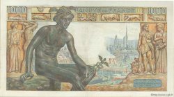 1000 Francs DÉESSE DÉMÉTER FRANCE  1942 F.40.06 VF