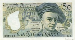 50 Francs QUENTIN DE LA TOUR FRANKREICH  1977 F.67.02 VZ
