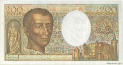 200 Francs MONTESQUIEU FRANCIA  1988 F.70.08 EBC