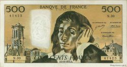 500 Francs PASCAL FRANKREICH  1973 F.71.09 fVZ
