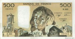 500 Francs PASCAL FRANCIA  1991 F.71.46 EBC a SC