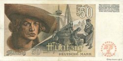 50 Deutsche Mark GERMAN FEDERAL REPUBLIC  1948 P.14a VF+