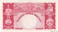 1 Dollar EAST CARIBBEAN STATES  1958 P.07c XF-