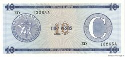 10 Pesos CUBA  1990 P.FX22 FDC