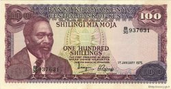 100 Shillings KENYA  1975 P.14b