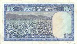 10 Shillings RHODESIA  1966 P.27a VF+