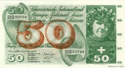 50 Francs SWITZERLAND  1965 P.48f AU