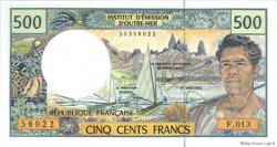 500 Francs POLYNESIA, FRENCH OVERSEAS TERRITORIES  2000 P.01f UNC-