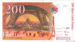 200 Francs EIFFEL FRANKREICH  1999 F.75.05 ST