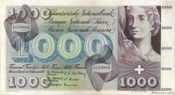 1000 Francs SUISSE  1954 P.52a VF+