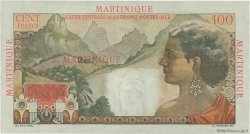 100 Francs La Bourdonnais MARTINIQUE  1946 P.31a fVZ