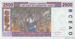 2500 Francs WEST AFRIKANISCHE STAATEN  1992 P.812Ta fST+