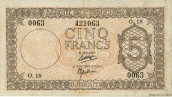 5 Francs Palestine DJIBOUTI  1945 P.14 TTB