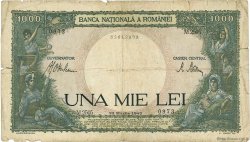 1000 Lei ROMANIA  1943 P.052a G