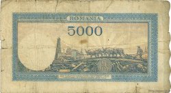 5000 Lei ROMANIA  1944 P.056a q.MB