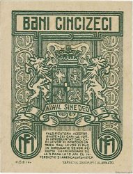 50 Bani ROUMANIE  1917 P.071 SPL