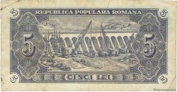 5 Lei ROMANIA  1952 P.083b MB