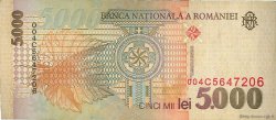 5000 Lei ROMANIA  1998 P.107 VF