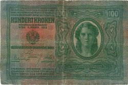 100 Kronen ROUMANIE  1919 P.R09 TB