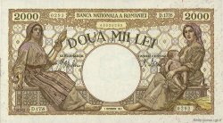 2000 Lei ROMANIA  1943 P.054a UNC-