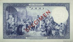 5000 Lei Spécimen ROMANIA  1931 P.035s UNC-