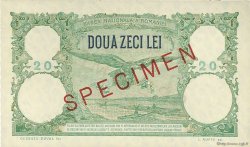 20 Lei Spécimen ROMANIA  1939 P.041s AU+