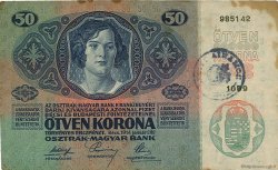 50 Kronen ROMANIA  1919 P.R07 VF-