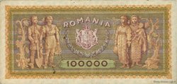 100000 Lei ROMANIA  1947 P.059a BB