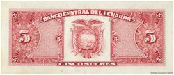 5 Sucres ECUADOR  1980 P.113c UNC