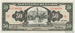 50 Sucres ECUADOR  1984 P.122a UNC