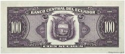 100 Sucres ECUADOR  1986 P.123 UNC