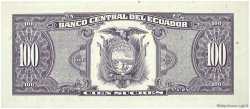 100 Sucres ECUADOR  1992 P.123Ab FDC