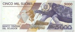 5000 Sucres ECUADOR  1995 P.128b FDC