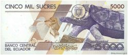 5000 Sucres ECUADOR  1996 P.128b UNC