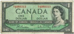 1 Dollar CANADA  1954 P.074b TB+