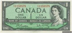 1 Dollar CANADA  1954 P.074b XF-