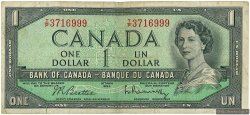1 Dollar CANADA  1954 P.075b F