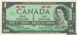 1 Dollar Commémoratif CANADA  1967 P.084a AU