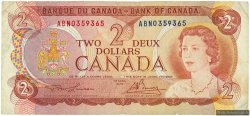 2 Dollars CANADA  1974 P.086a MB